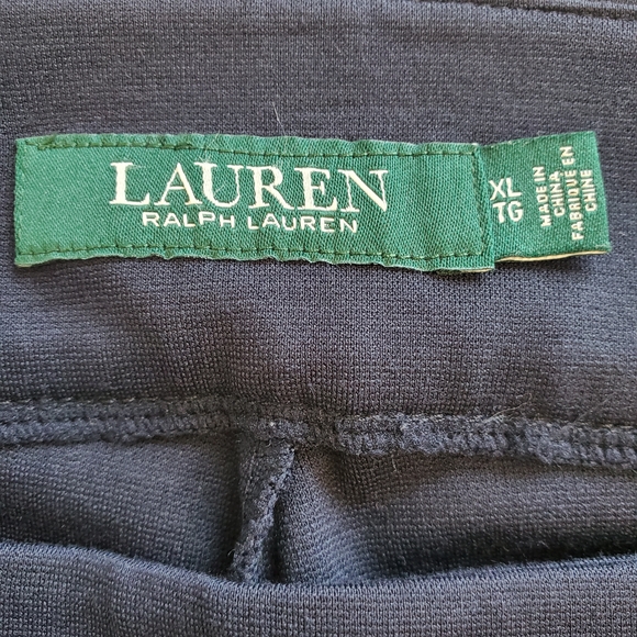 Lauren Ralph Lauren Women's Pants, Navy (Size XL) - Picture 4 of 9